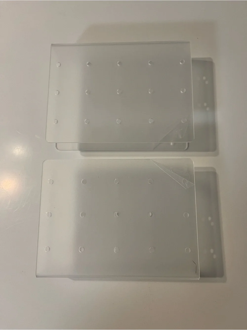 NWT Clear cake pop tray & Accessory Protective Sleeve with Gold Ties